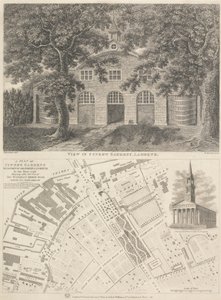 Vue dans les jardins de Cuper, Lambeth - Bartholomew Howlett