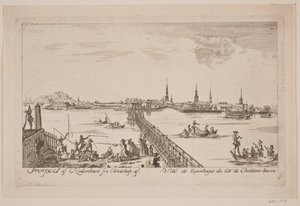 Prospekt de Copenhague vu de Christianshavn - Bartholomæus Roque