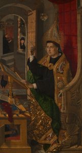 Saint Augustin, 1477-85 - Bartolomé Bermejo