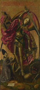 Saint Michel triomphe du Diable, 1468 - Bartolomé Bermejo