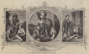 Garçons paysans espagnols et fille aux fleurs de Murillo - Bartolomé Esteban Murillo
