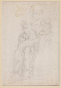 Saint François embrassant le Christ crucifié - Bartolomé Esteban Murillo