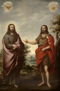 Saint Jean-Baptiste pointant vers le Christ, c.1655 - Bartolomé Esteban Murillo