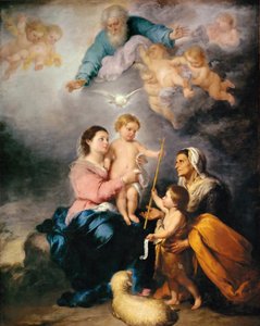 La Sainte Famille La Vierge de Séville - Bartolomé Esteban Murillo