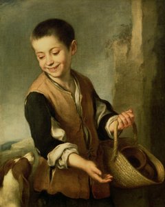 Garçon avec un chien, vers 1650