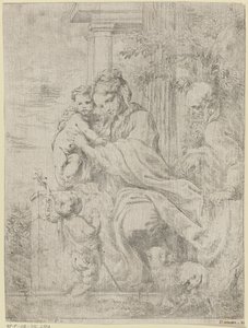 Sainte Famille avec le jeune Jean-Baptiste