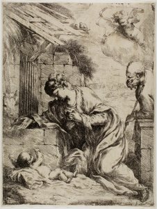 La Vierge Adorant l
