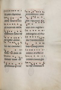 Missale : Fol. 177 : Musique pour diverses prières ordinaires, 1469 - Bartolomeo Caporali