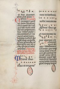 Missale : Fol. 177v : Musique pour diverses prières ordinaires, 1469 - Bartolomeo Caporali