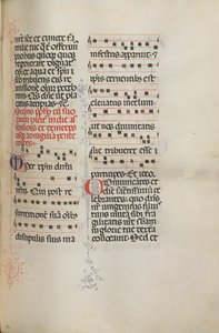 Missale : Fol. 180 : Musique pour diverses prières ordinaires, 1469 - Bartolomeo Caporali