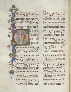 Missale: Fol. 184v: Croix, feuillage, 1469 - Bartolomeo Caporali