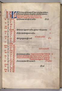 Missale : Fol. 4r : Page du calendrier de mars, 1469 - Bartolomeo Caporali