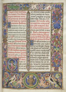 Missale : Fol. 9 : Ordo Missalis bordures complètes, 1469