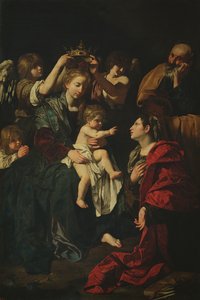 La Sainte Famille avec Sainte Catherine