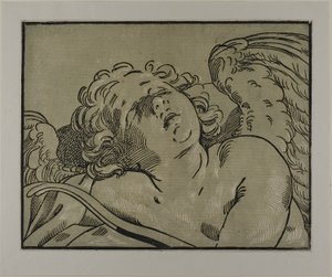 Buste de Cupidon endormi - Bartolomeo Coriolano