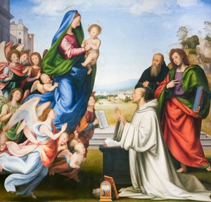La vision de saint Bernard - Bartolomeo Fra