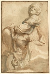 Sibylle assise