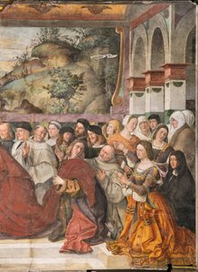 Le cardinal Guido de Monfort ouvrant l