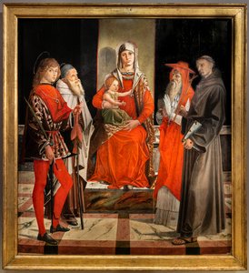 Madonna en majesté avec l