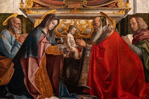 Présentation de Jésus au Temple (détail) - Bartolomeo Montagna