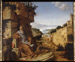 Saint Jérôme dans le désert, 1500-02 - Bartolomeo Montagna