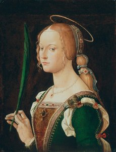Sainte Justine de Padoue, années 1490 - Bartolomeo Montagna