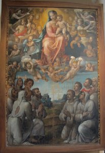Bartolomeo neroni dit le Hérisson, Madone avec les Frères de la Compagnie - Bartolomeo Neroni