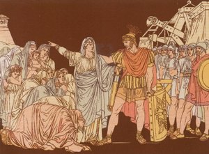 Coriolan et sa mère - Bartolomeo Pinelli
