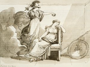 Pénélope embellie par Minerve - Bartolomeo Pinelli