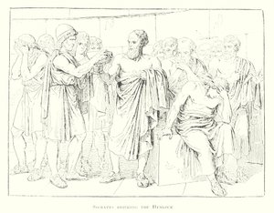 Socrate buvant la ciguë - Bartolomeo Pinelli