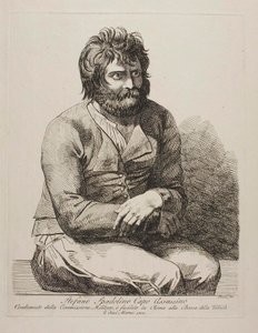 Stefano Spadolino, le chef des brigands - Bartolomeo Pinelli
