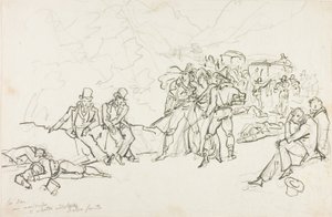 Le hold-up de la diligence - Bartolomeo Pinelli