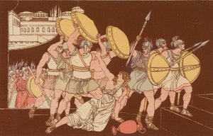 La mort de Tarpeia
