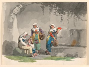 Trois femmes sud-italiennes - Bartolomeo Pinelli