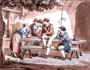 Sous la Pergola - Bartolomeo Pinelli