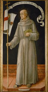 Saint Joannes de Capistrano, célèbre prédicateur de la repentance, appelant à des croisades contre les Turcs et les Hussites ... - Bartolomeo Vivarini