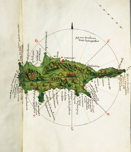 Carte de Chypre, c.1485 - Bartolomeo da li Sonetti