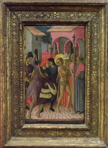 Saint François se déshabille et renonce aux biens de son père Pietro di Bernardone - Bartolomeo di Tommaso da Foligno