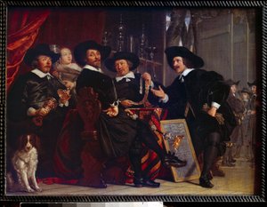Les syndics des arbalétriers de San Sebastian à Amsterdam - Bartolomeus van der Helst