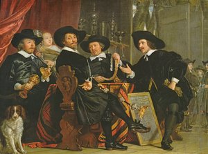 Les Officiers de la Compagnie des Archers de Saint-Sébastien à Amsterdam, 1653