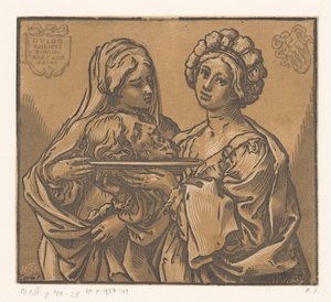 Hérodiade et Salomé avec la tête de Jean-Baptiste - Bartolommeo Coriolano