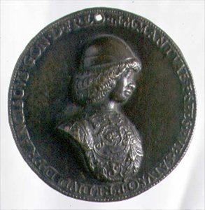 Médaille portrait représentant Francesco Gonzaga II (1466-1519) - Bartolommeo Melioli