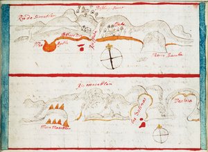 Carte de Santiago Astata et Bahia Ventosa - Basil Ringrose