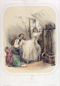 Illustration pour la chanson Le Grenier par Pierre Jean de Béranger (1780-1857) - Bassaget Numa