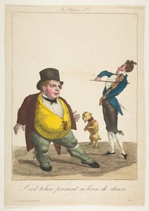 Lord-tolan prenant sa leçon de danse, La Passions, No. 7, 19ème siècle - Basset