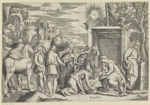 Adoration des rois mages - Battista Franco