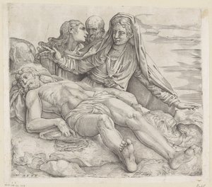 La Lamentation - Battista Franco