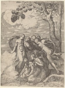 La Découverte de Moïse, années 1540