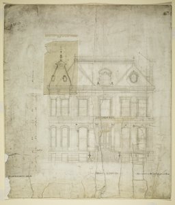 Maison Peter Schuttler II, Chicago, Illinois, façade avant - Bauer and Loebnitz