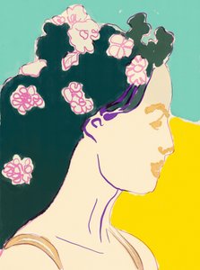 Portrait floral serein